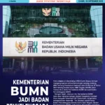 Epaper, Kementerian BUMN Jadi…