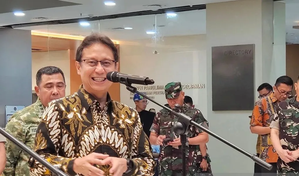 MenKes Budi Gunadi Sadikin dalam konferensi pers OK